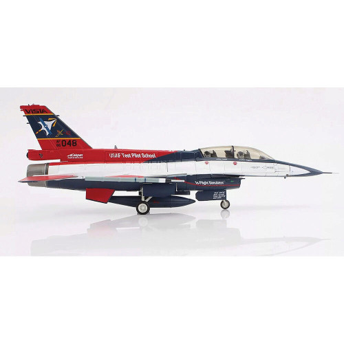 X-62A VISTA 1/72 Die Cast Model - HA38042 USAF Test Pilot School (w/2 x ACMI pod + 1 center fuel tank) Alt Image 2