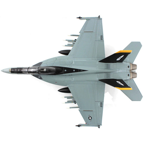 F/A-18F Super Hornet 1/72 Die Cast Model - HA5138 VFA-103 USS George H. W. Bush  April 2023 1:72 Scale Die Cast Metal by Hobby Master Alt Image 3