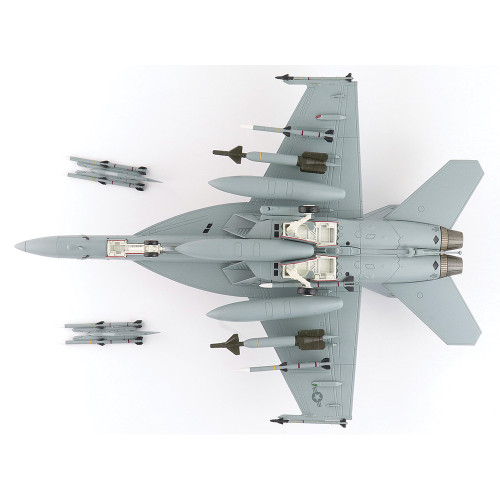 F/A-18E Super Hornet 1/72 Die Cast Model - HA5140b (w/decals for 01, 105, 410 airplanes) Alt Image 3