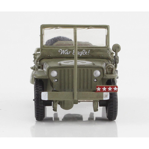 1/4 ton Military Vehicle 1/72 Die Cast Model - HG4215 U.S. 3rd Army,War Eagle, 1945 Alt Image 1