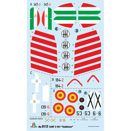 CANT Z.501 Gabbiano 1/72 Kit Alt Image 2