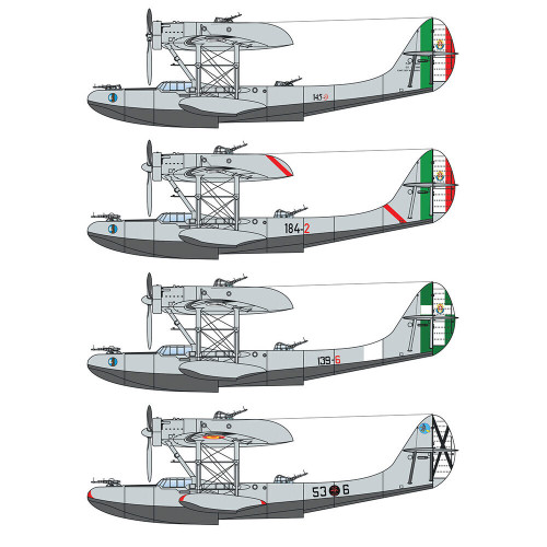 CANT Z.501 Gabbiano 1/72 Kit Alt Image 3