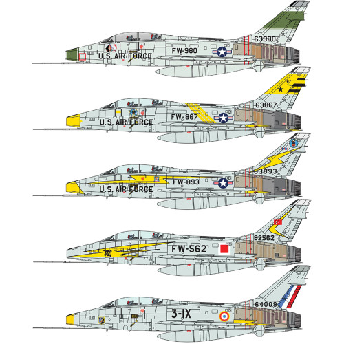 F-100F Super Sabre 1/72 Kit Alt Image 3