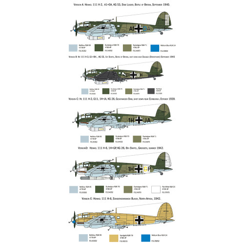 Heinkel He 111H 1/72 Kit Alt Image 3