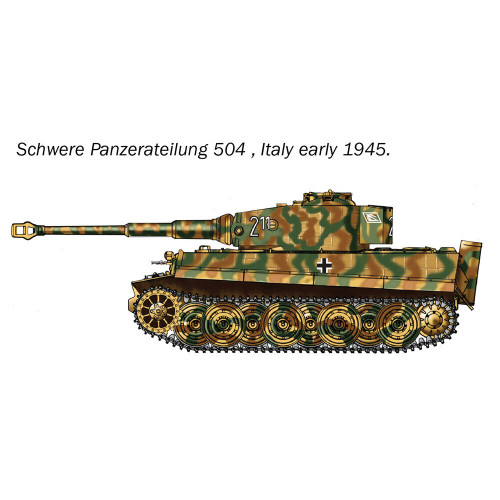 PZ.KPFW. VI TIGER I 1/56 Kit Italeri (25755) Alt Image 2