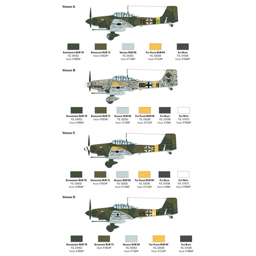 Ju 87 G-1 Stuka Kanonenvogel 1/48 Kit Italeri (2830s) Alt Image 2