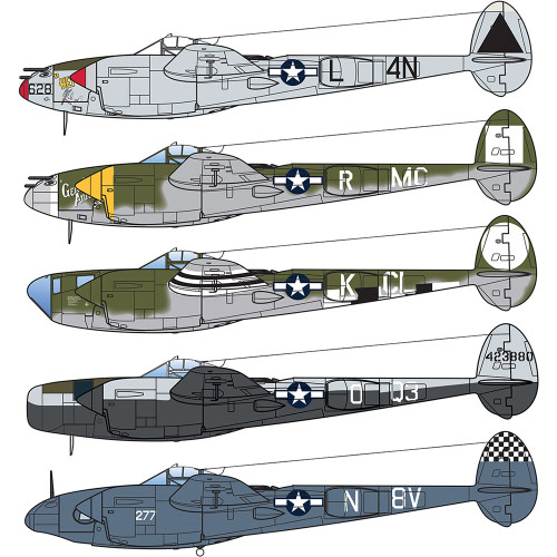P-38J Lightning 1/48 Kit Alt Image 3