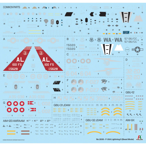 F-35A Lightning II Beast Mode 1/48 Kit Alt Image 2