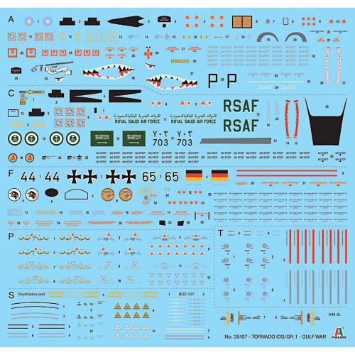 Tornado GR.1/IDS 1/48 Kit Italeri 35107 Alt Image 1