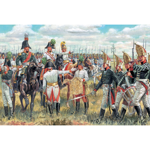 Austrian & Russian General Staff 1/72 Plastic Figures Alt Image 1