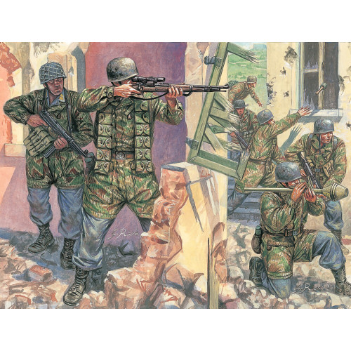 German Paratroopers (WWII) 1/72 Plastic Figures Alt Image 2