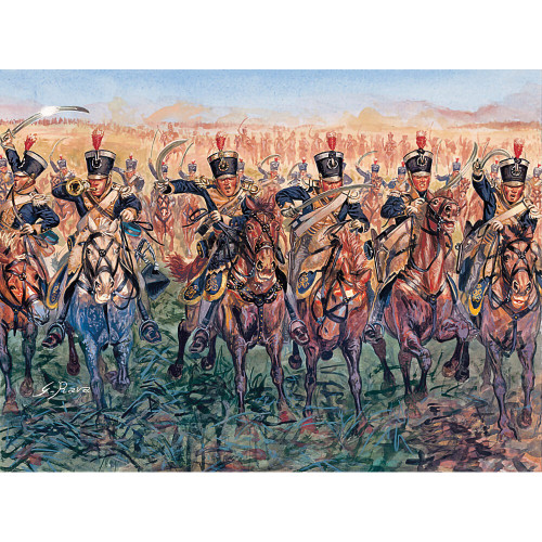 British Light Cavalry 1815 1/72 Plastic Figures Alt Image 1