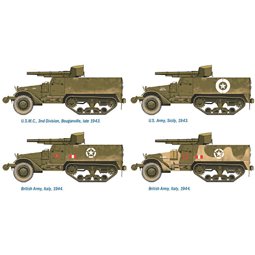 M3 75mm Gun Motor Carriage 1/72 Kit Alt Image 3
