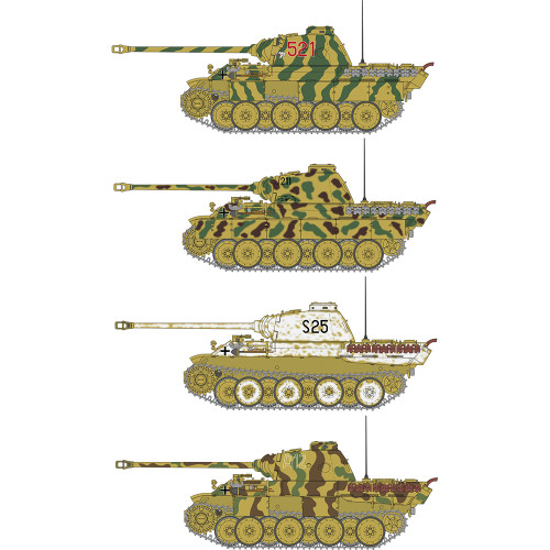 Pz.Kpfw.V Panther Ausf. D 1/35 Kit Italeri (90290) Alt Image 2
