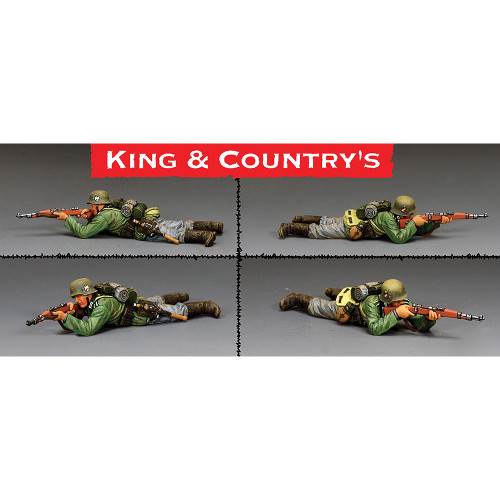 Lying Prone Rifleman 1/30 Figure K&C (WH133) Alt Image 1
