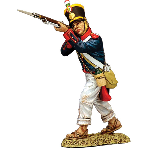 Santa Anna's Soldier Soldier Shooting Upwards 1/30 Figure K&C (RTA136) Main Image