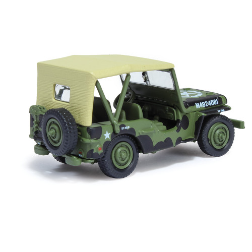 Willy's Jeep 1/64 Diecast Model  M&J Toys (JLCP7064-24) Alt Image 1