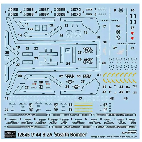 B-2A Spirit 1/144 Kit Academy (12645) Alt Image 1