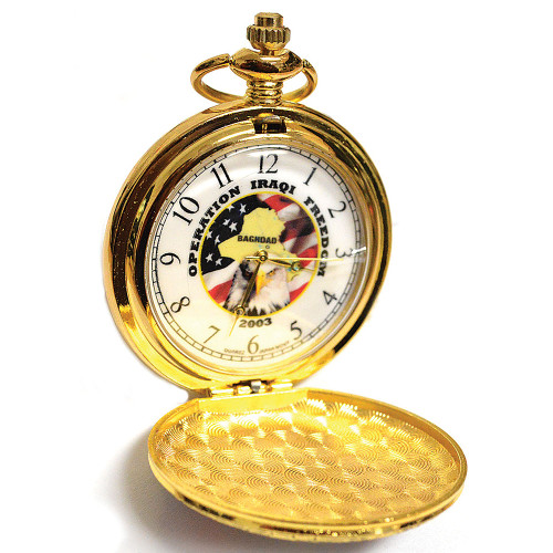 Iraqi Freedom Pocket Watch Alt Image 1