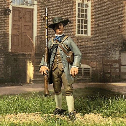 American Militiaman 1/30 Figure - 1775-81 William Britain (16105) Alt Image 1