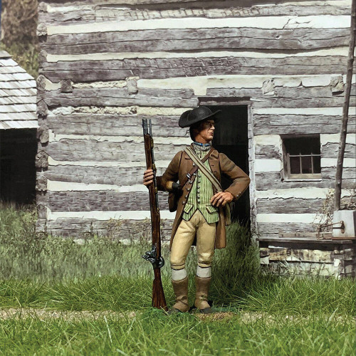 American Militiaman 1/30 Figure - 1775-83 William Britain (16106) Alt Image 1