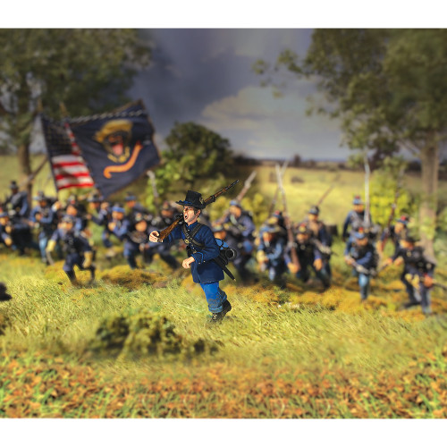 Federal Iron Brigade Advancing at Right Shoulder No.5 William Britain (31290) Alt Image 2