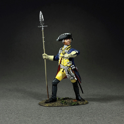 Hessian Leib Infantry Regiment Officer, 1776 1/30 Figure WILLIAM BRITAIN (16178) Alt Image 1