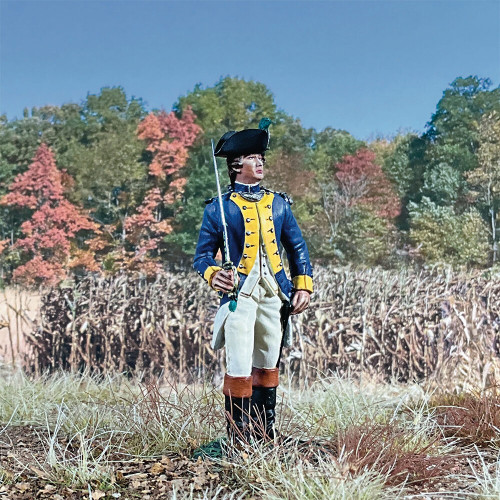 French Royal Deux-Ponts Officer 1/30 Figure William Britain (16186) Alt Image 1