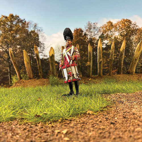 British 43rd Regiment Drummer Standing 1/30 Figure William Britain (16206) Alt Image 1