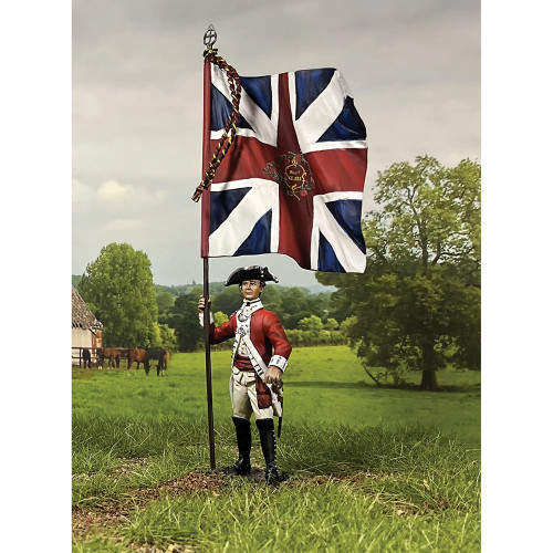 BRITISH 43RD REGIMENT, FLAGBEARER 1/30 FIGURE William Britain (16209) Alt Image 1