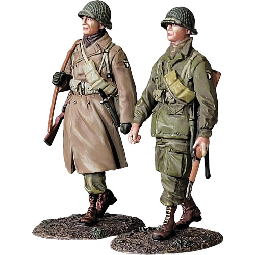 101st Airborne Marching 1/30 Figure Set WILLIAM BRITAIN (25306) Main Image