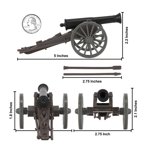 American Civil War 1/32 Artillery Transport Set BMC Toys (67393) Alt Image 2