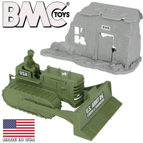 Bulldozer Building 1/32 Plastic Set BMC-48557 Alt Image 3