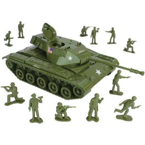 Bulldog Tank 13pc 1/24 Plastic Set TM-67800 Main Image