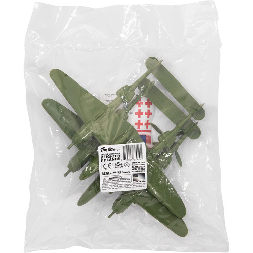 P-38 Lightning Fighter 1/50 2-Piece Plastic Set TM-67910 Alt Image 3