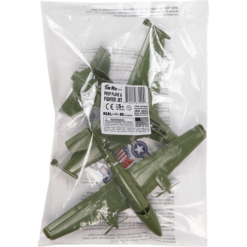Prop Plane and Fighter Jet 1/50 Plastic Set Tim Mee (67900) Alt Image 1