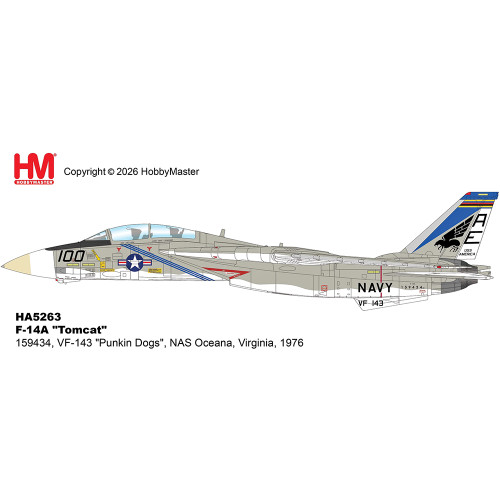 F-14A Tomcat 1/72 Die Cast Model  - HA5263 Main Image