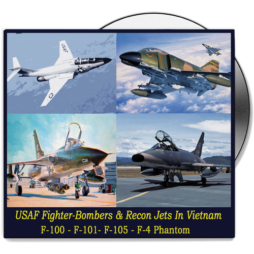 USAF Fighter-Bombers and Recon Jet in Vietnam - DVD Campbell Films (CFDVD0083) Main Image