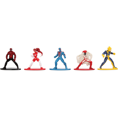 Marvel Spider-Man Nano Metal Figures 12-Pack  Diecast Figures by Jada Toys Alt Image 2