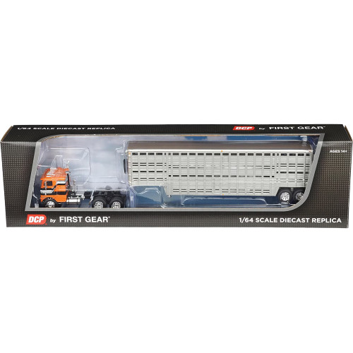 Freightliner® COE & 45' Wilson® Vintage Livestock Trailer 1:64 Scale Diecast Model Truck by Diecast Promotions Alt Image 5