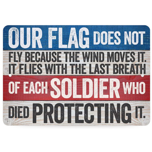 Our Flag Metal Sign Lone Star Art (208586) Main Image