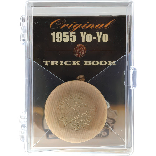 Duncan Classic Cross Flags Wood Yo-Yo - Natural Alt Image 2