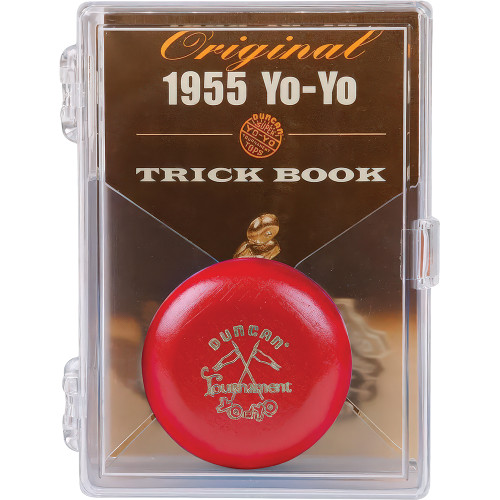 Duncan Classic Cross Flags Wood Yo-Yo - Red   by Duncan Alt Image 1