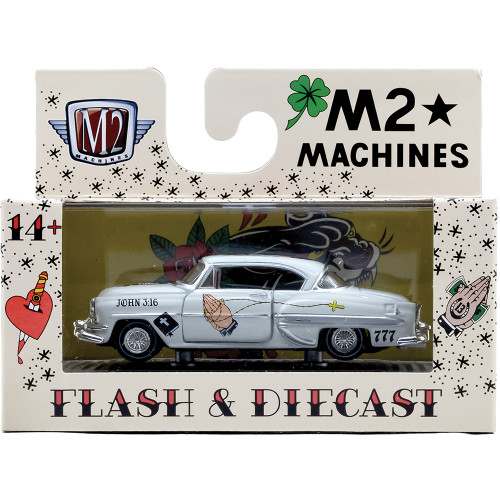1954 Chevrolet Bel Air -John 3:16 1:64 Scale Diecast Model Car by M2 Machines Alt Image 2