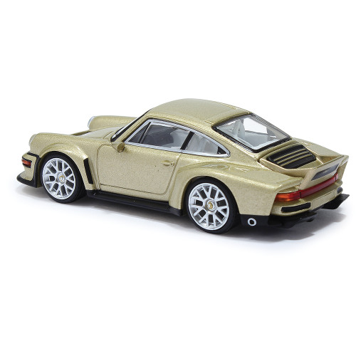 Singer Porsche 911 DLS TURBO - Gold 1:64 Scale Diecast Model Car by Pop Race Alt Image 3