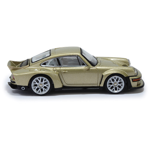 Singer Porsche 911 DLS TURBO - Gold 1:64 Scale Diecast Model Car by Pop Race Alt Image 5
