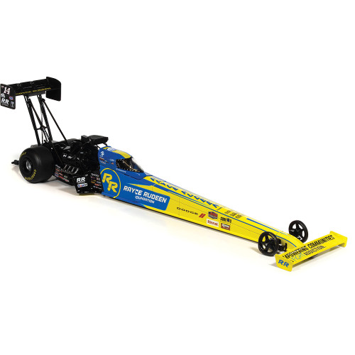 2025 Tony Stewart Top Fuel Dragster - Rayce Rudeen 1:24 Scale Diecast Model Car by Auto World Alt Image 2