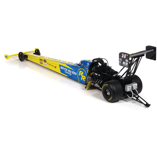 2025 Tony Stewart Top Fuel Dragster - Rayce Rudeen 1:24 Scale Diecast Model Car by Auto World Alt Image 3