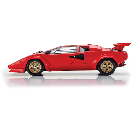 Lamborghini Countach LP 5000 Quattrovalvole Red - Black Interior 1:18 Scale Diecast Model Car by Kyosho Alt Image 4