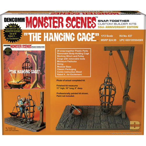 The Hanging Cage 1/13 Kit Atlantis Models (D637) Main Image